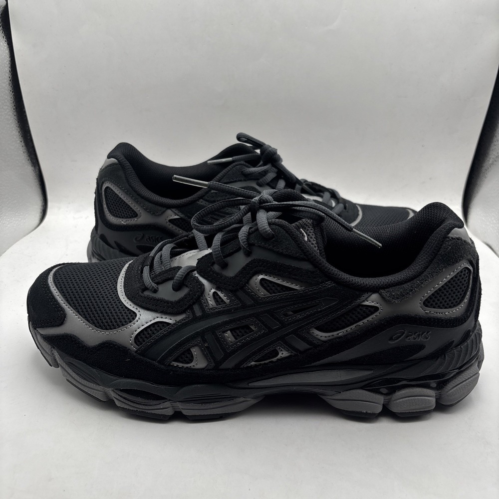 ASICS Gel NYC Graphite Grey Black 1201A789 Athletic Sneakers Shoes Men's Size 10